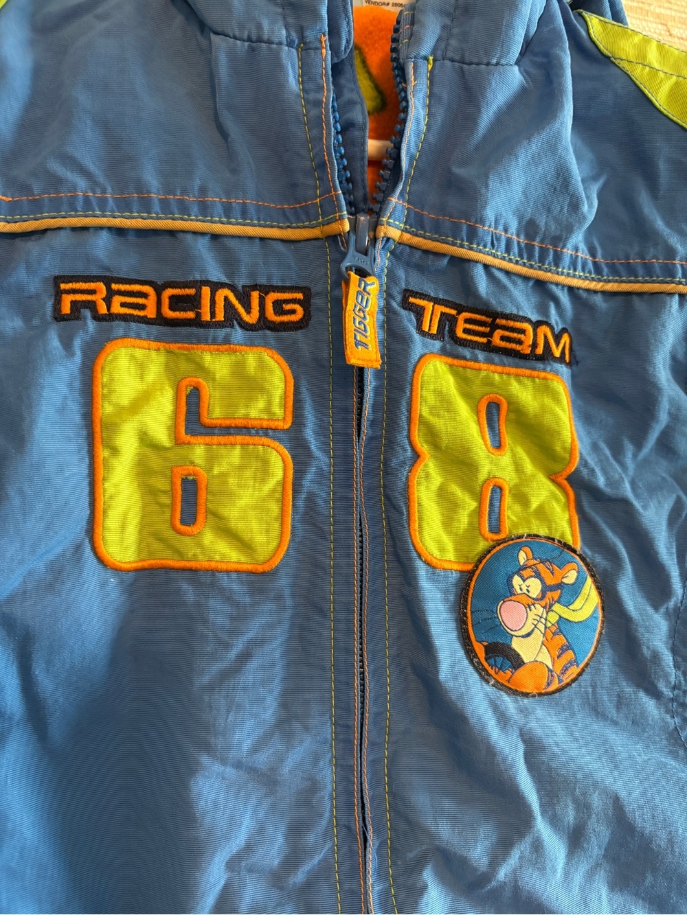 Vintage Wonderful World of Disney Tigger Racing Coat - Picture 3 of 9